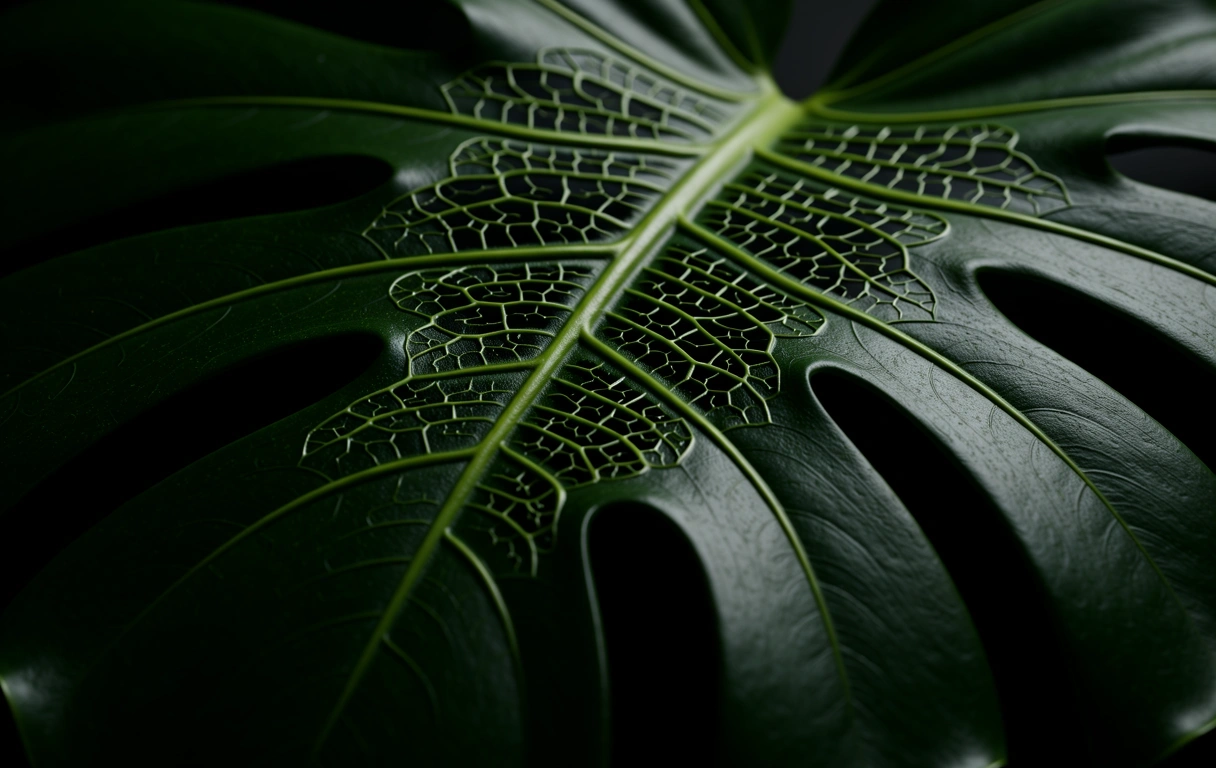 Microscopic view of botanical structure representing nutritional precision